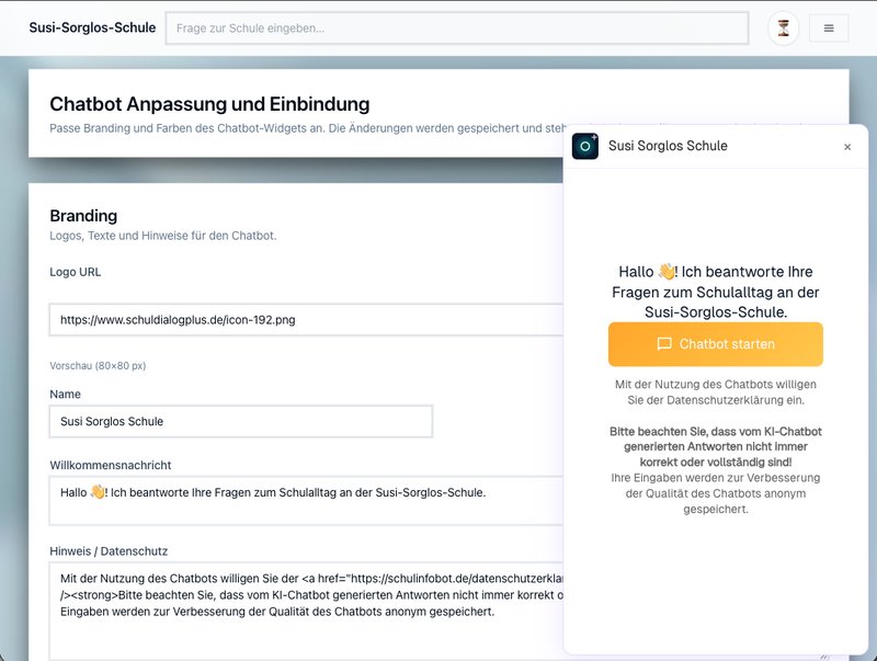 SchulDialogPlus Chatbot