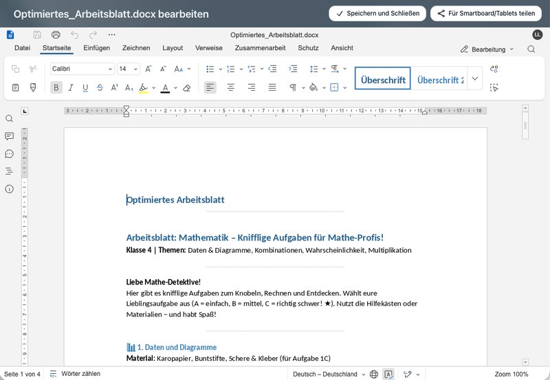 SchulDialogPlus Dateiablage