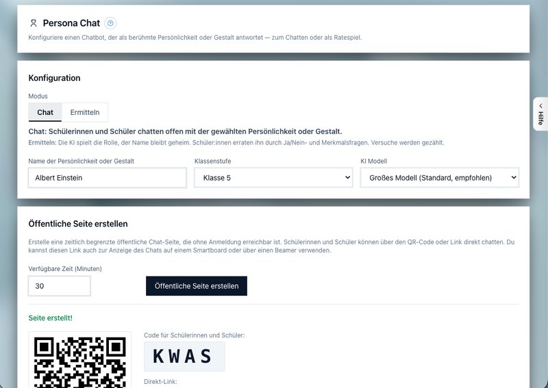 SchulDialogPlus KI Persona-Chat